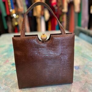 Vintage Lizard Skin Bag